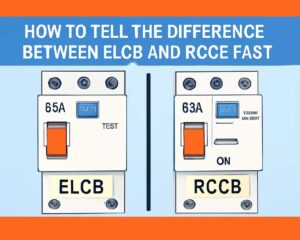RCCB vs ELCB: Difference, Working Principle & Which One is Better?